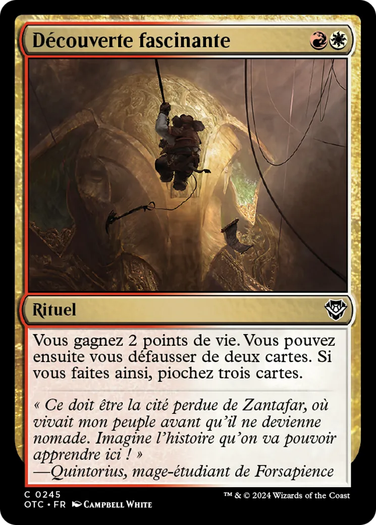 Découverte fascinante — Outlaws of Thunder Junction Commander — Magic: The Gathering