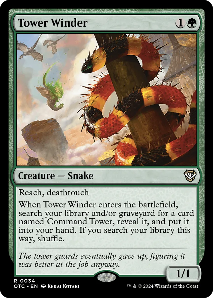 Tower Winder — Outlaws of Thunder Junction Commander — Magic: The Gathering