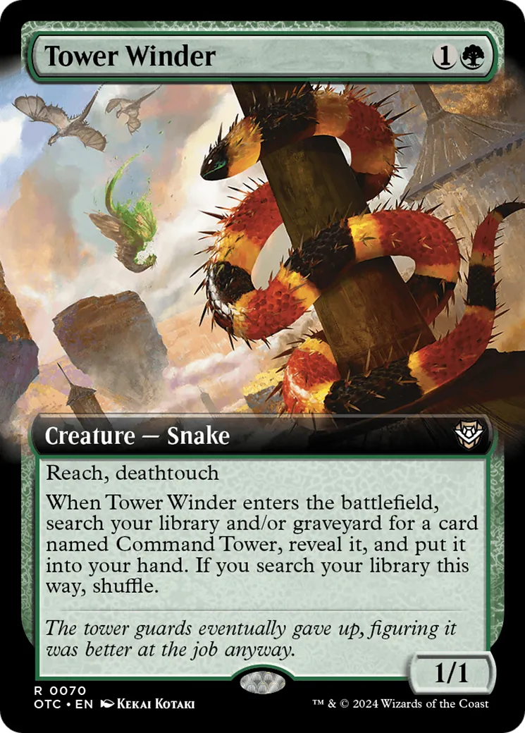 Tower Winder — Outlaws of Thunder Junction Commander — Magic: The Gathering