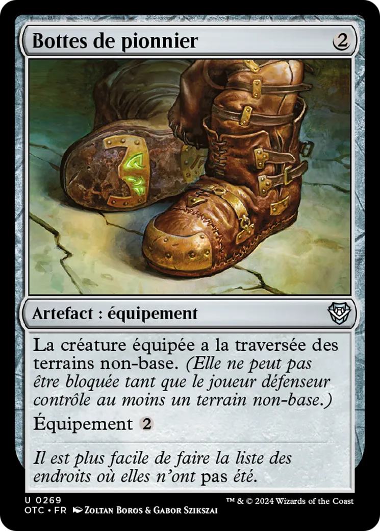 Bottes de pionnier — Outlaws of Thunder Junction Commander — Magic: The Gathering