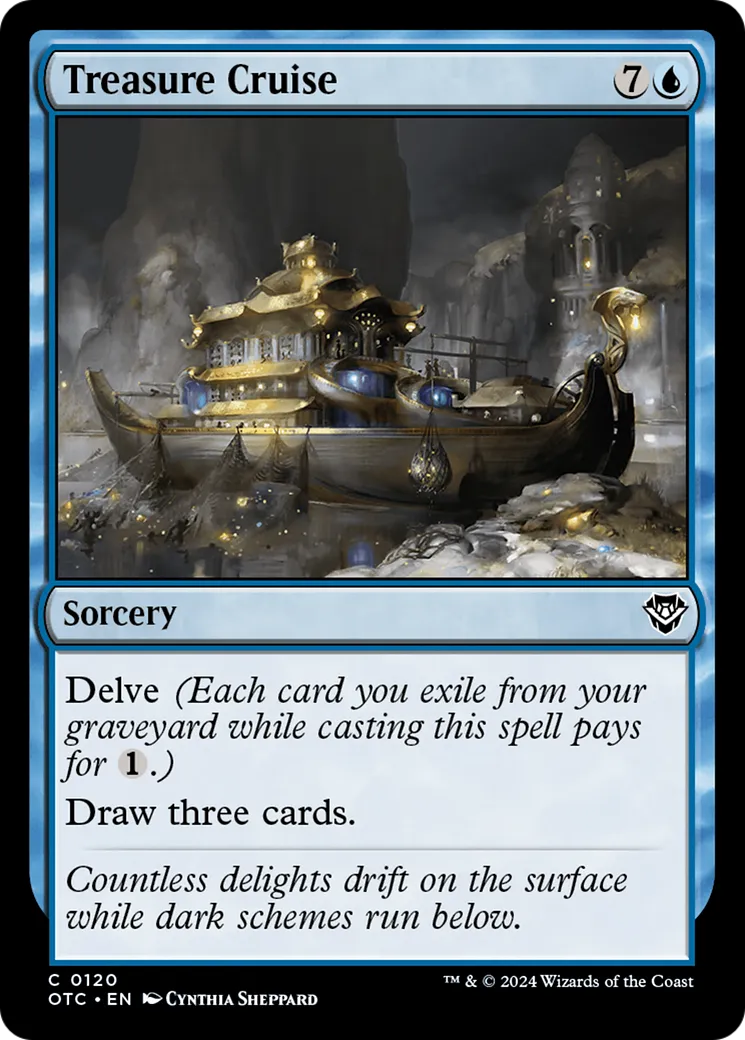 Treasure Cruise — Outlaws of Thunder Junction Commander — Magic: The Gathering