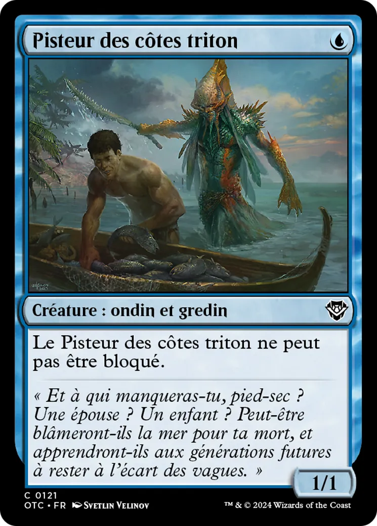 Pisteur des côtes triton — Outlaws of Thunder Junction Commander — Magic: The Gathering