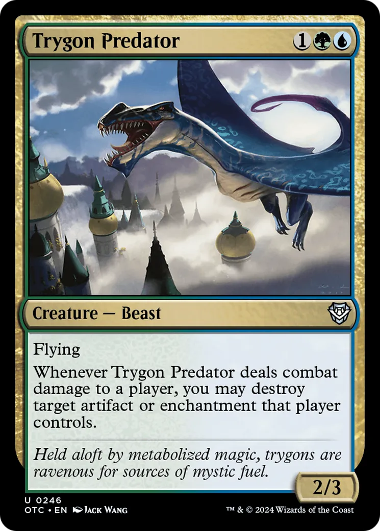 Trygon Predator — Outlaws of Thunder Junction Commander — Magic: The Gathering