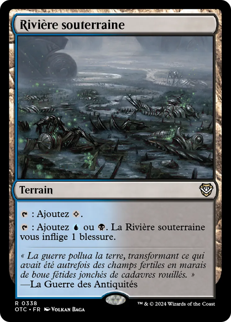 Rivière souterraine — Outlaws of Thunder Junction Commander — Magic: The Gathering