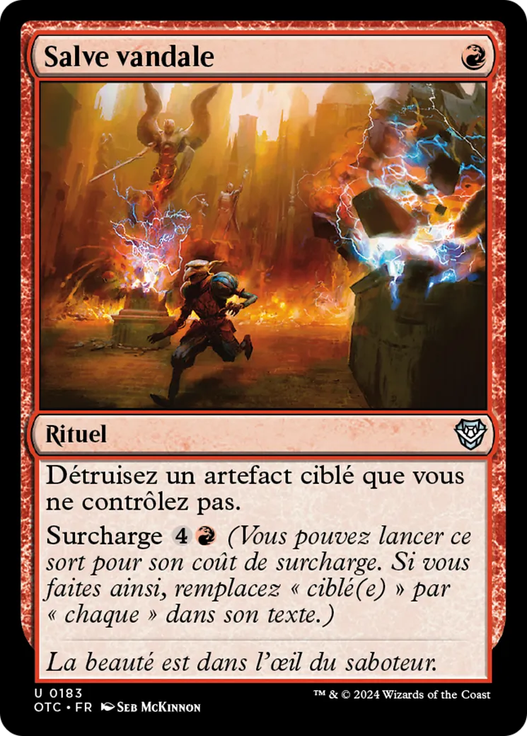 Salve vandale — Outlaws of Thunder Junction Commander — Magic: The Gathering