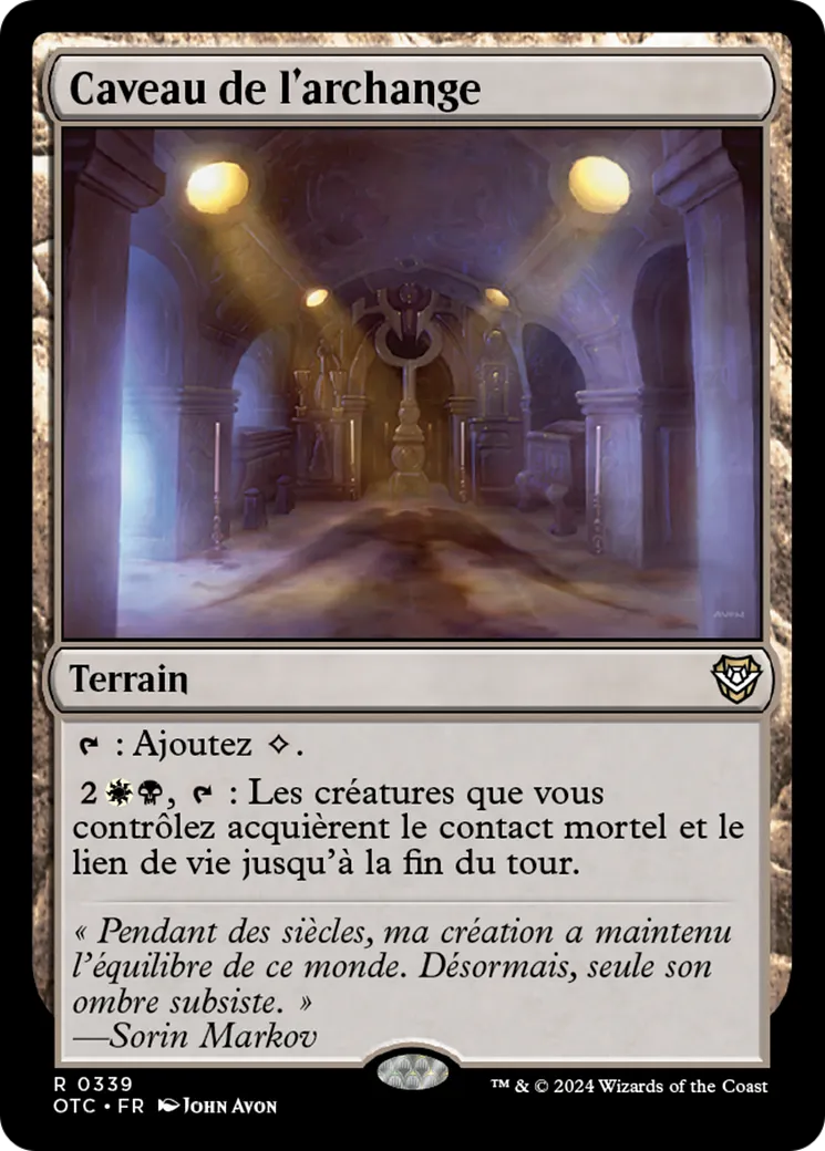 Caveau de l'archange — Outlaws of Thunder Junction Commander — Magic: The Gathering