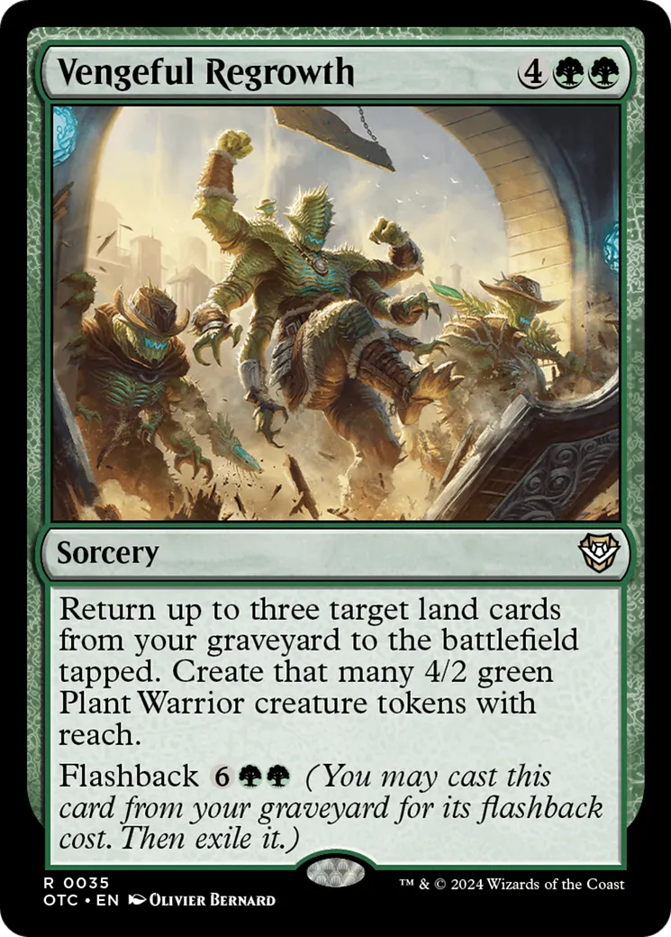 Recroissance vengeresse — Outlaws of Thunder Junction Commander — Magic: The Gathering