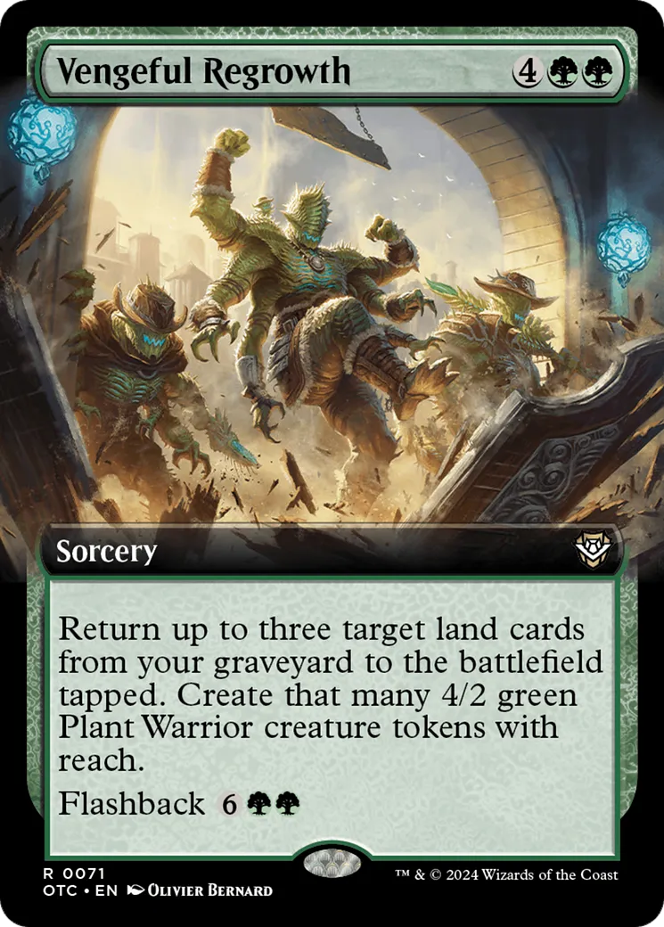 Vengeful Regrowth — Outlaws of Thunder Junction Commander — Magic: The Gathering