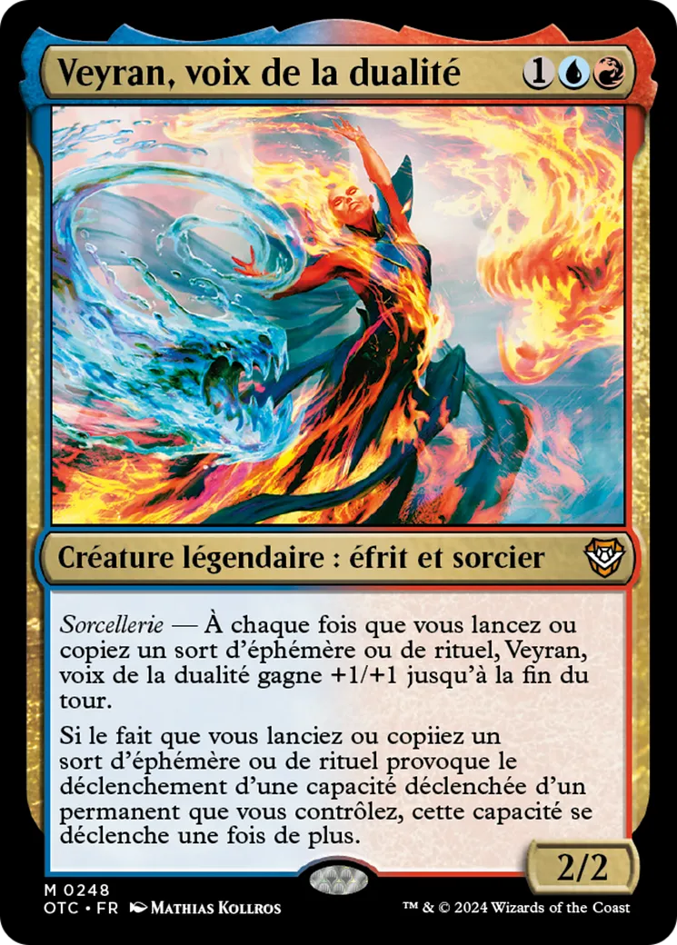Veyran, voix de la dualité — Outlaws of Thunder Junction Commander — Magic: The Gathering