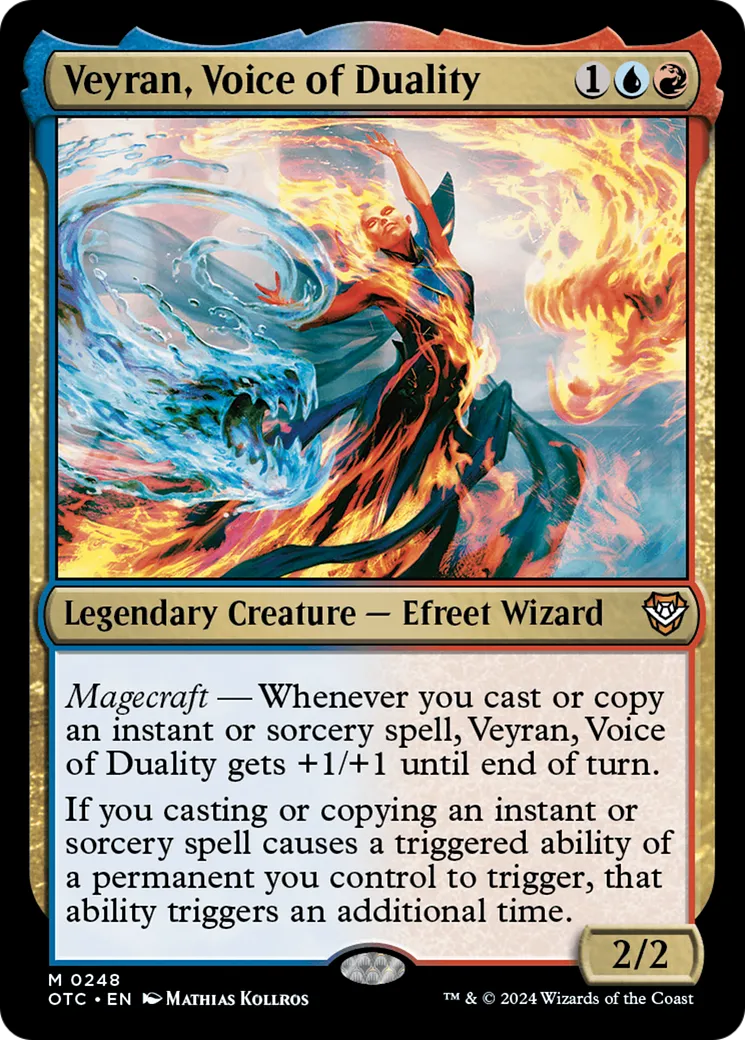Veyran, Voice of Duality — Outlaws of Thunder Junction Commander — Magic: The Gathering