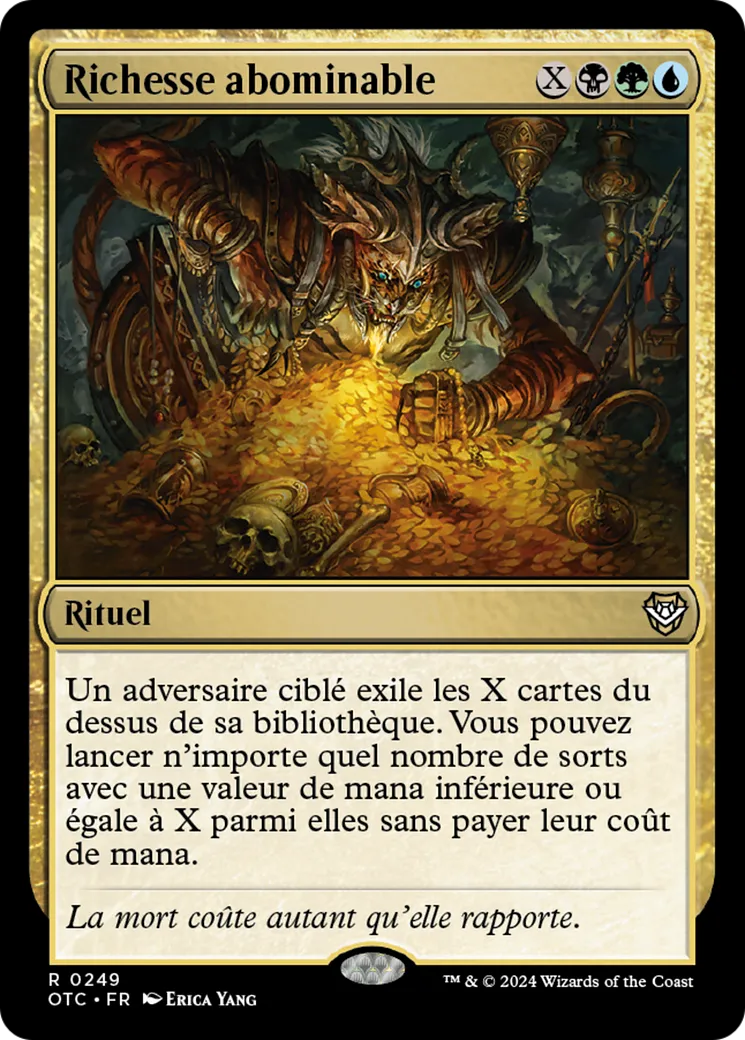 Richesse abominable — Outlaws of Thunder Junction Commander — Magic: The Gathering