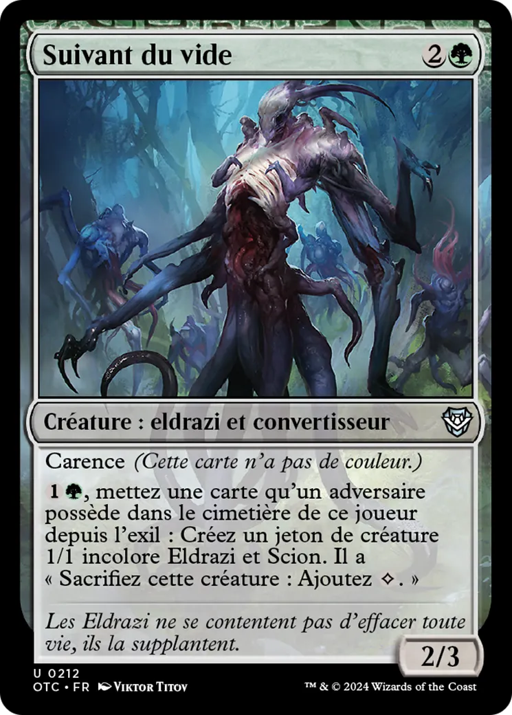 Suivant du vide — Outlaws of Thunder Junction Commander — Magic: The Gathering