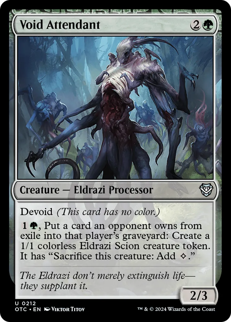 Void Attendant — Outlaws of Thunder Junction Commander — Magic: The Gathering
