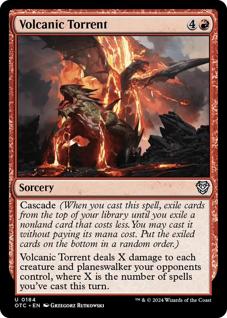 Volcanic Torrent — Outlaws of Thunder Junction Commander — Magic: The Gathering