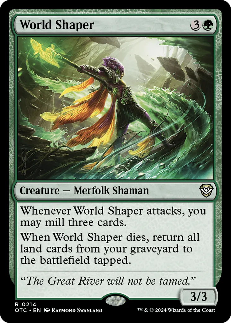 World Shaper — Outlaws of Thunder Junction Commander — Magic: The Gathering