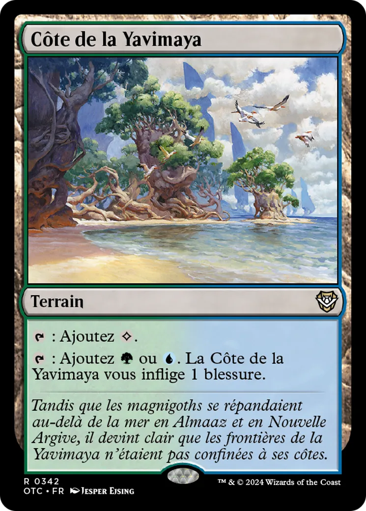 Côte de la Yavimaya — Outlaws of Thunder Junction Commander — Magic: The Gathering