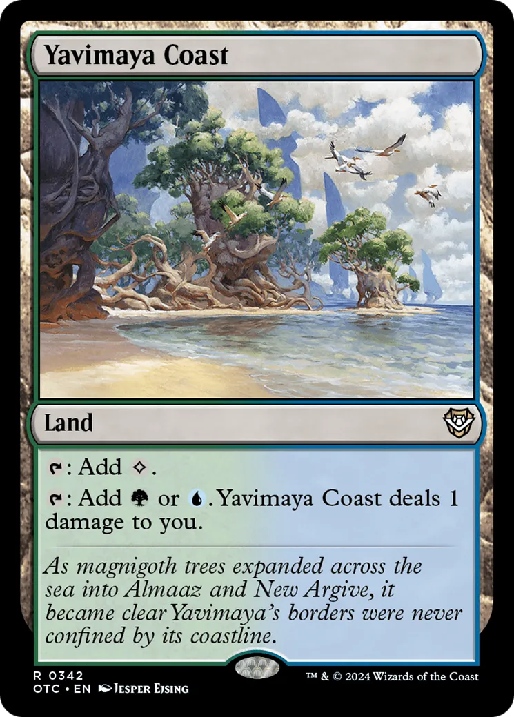 Côte de la Yavimaya — Outlaws of Thunder Junction Commander — Magic: The Gathering