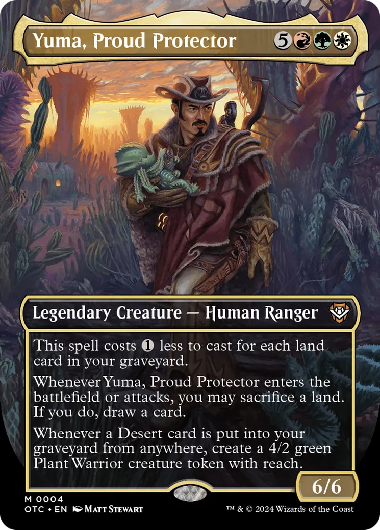 Yuma, Proud Protector — Outlaws of Thunder Junction Commander — Magic: The Gathering