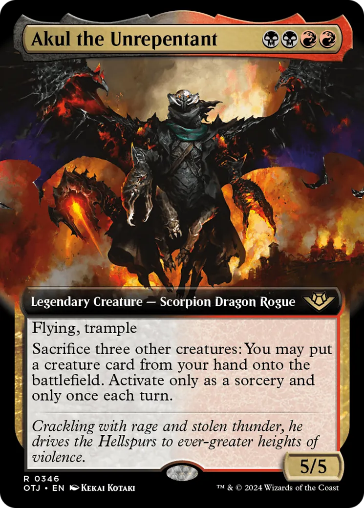 Akul the Unrepentant — Outlaws of Thunder Junction — Magic: The Gathering