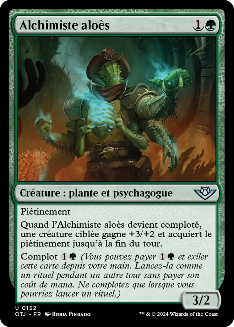 Alchimiste aloès — Outlaws of Thunder Junction — Magic: The Gathering