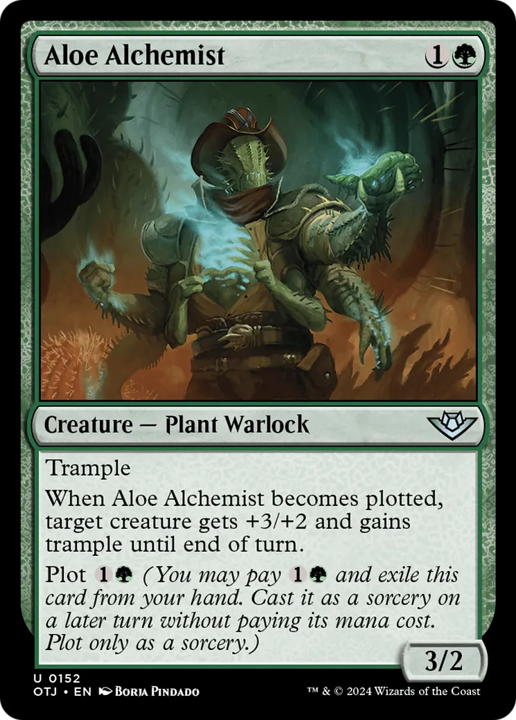 Alchimiste aloès — Outlaws of Thunder Junction — Magic: The Gathering