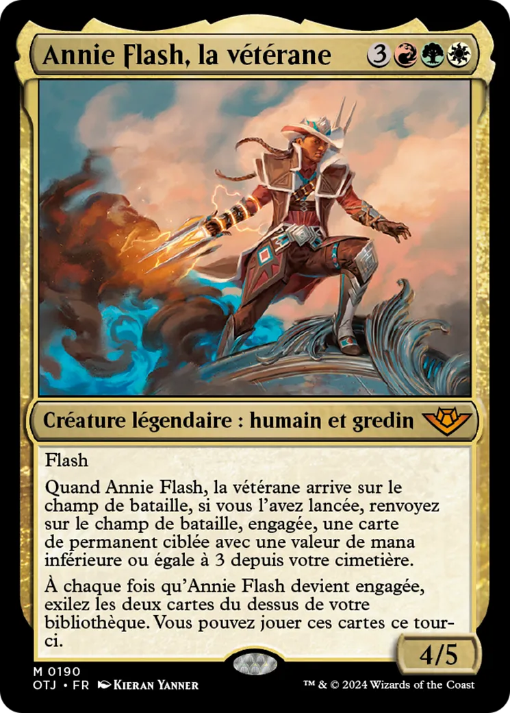 Annie Flash, la vétérane — Outlaws of Thunder Junction — Magic: The Gathering