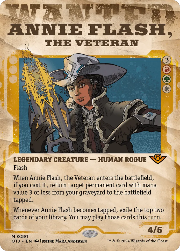 Annie Flash, la vétérane — Outlaws of Thunder Junction — Magic: The Gathering