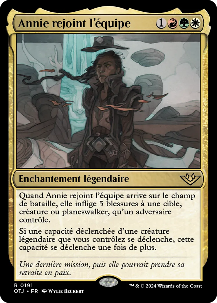 Annie rejoint l'équipe — Outlaws of Thunder Junction — Magic: The Gathering