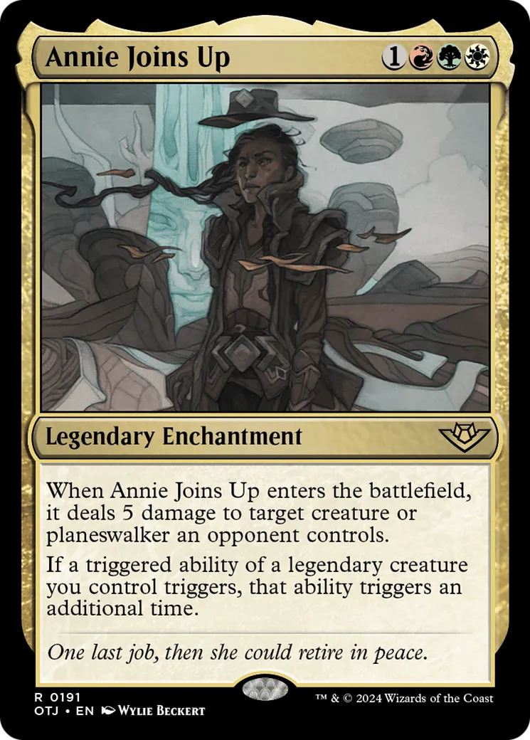 Annie Joins Up — Outlaws of Thunder Junction — Magic: The Gathering