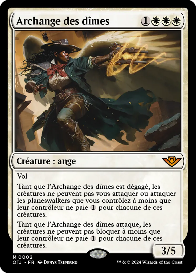 Archange des dîmes — Outlaws of Thunder Junction — Magic: The Gathering