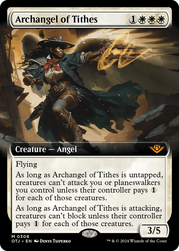 Archangel of Tithes — Outlaws of Thunder Junction — Magic: The Gathering