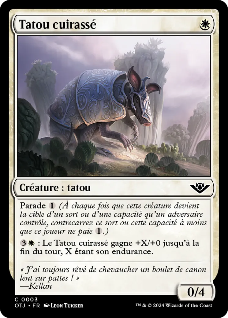 Tatou cuirassé — Outlaws of Thunder Junction — Magic: The Gathering