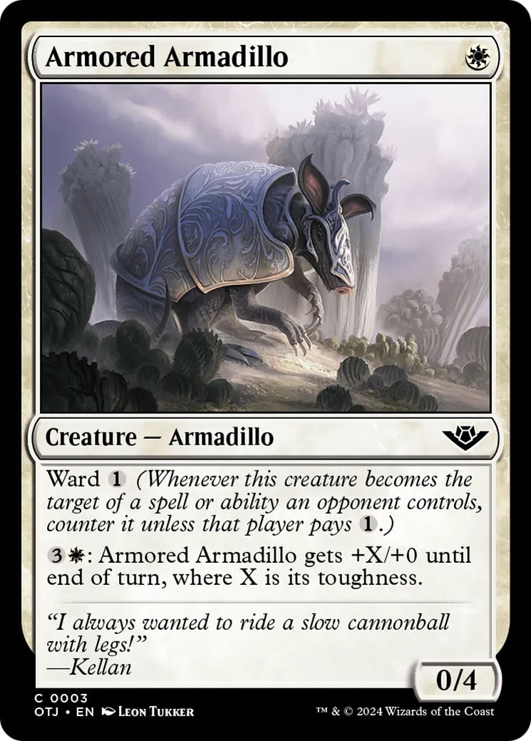 Tatou cuirassé — Outlaws of Thunder Junction — Magic: The Gathering