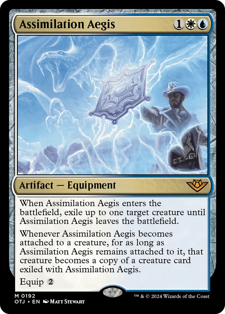 Assimilation Aegis — Outlaws of Thunder Junction — Magic: The Gathering