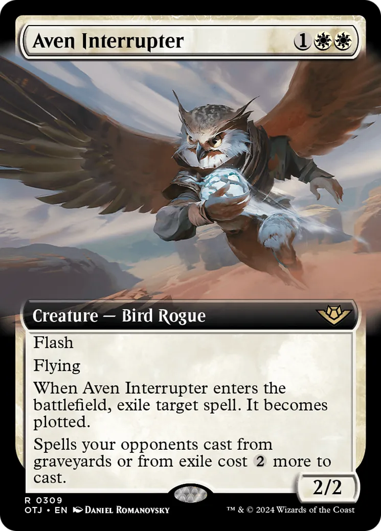 Aven Interrupter — Outlaws of Thunder Junction — Magic: The Gathering
