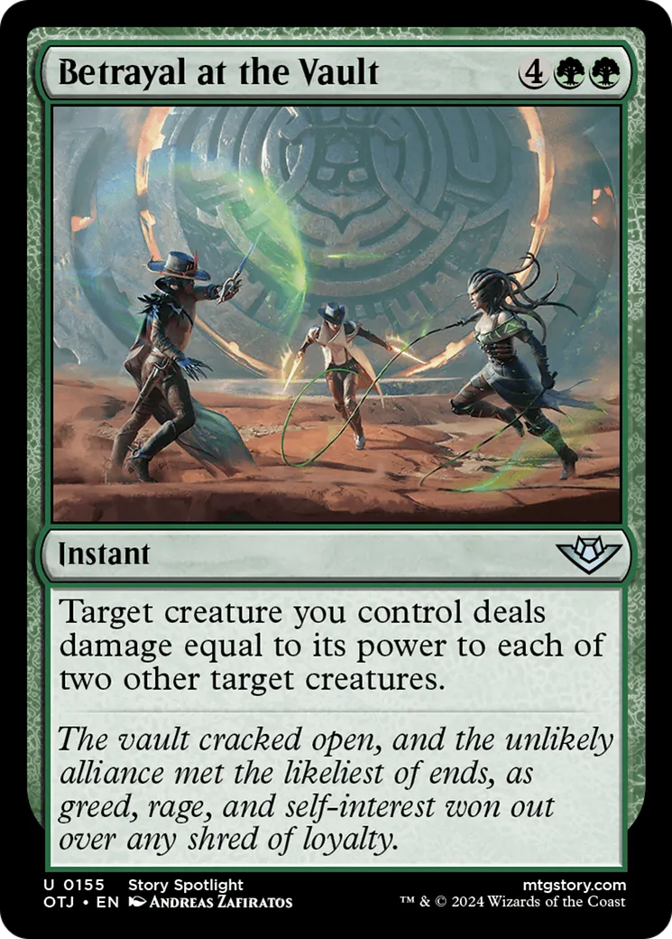 Trahison au coffre-fort — Outlaws of Thunder Junction — Magic: The Gathering