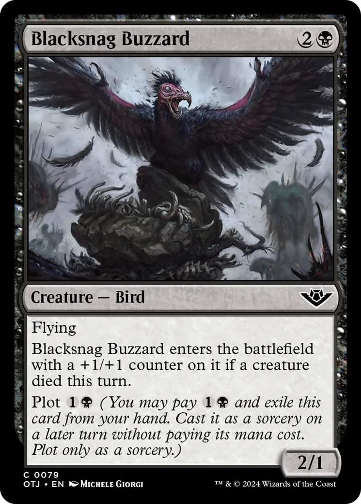 Blacksnag Buzzard — Outlaws of Thunder Junction — Magic: The Gathering