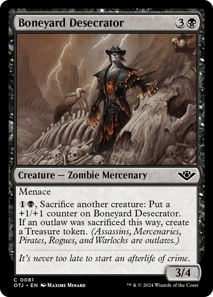 Profanateur d'ossuaire — Outlaws of Thunder Junction — Magic: The Gathering