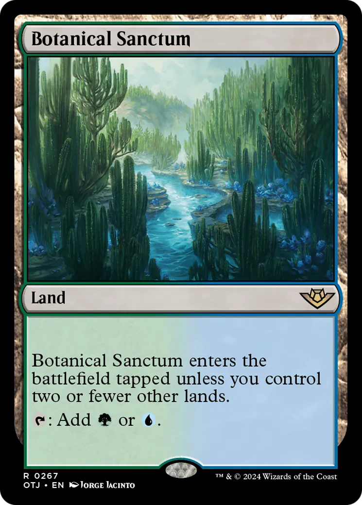 Botanical Sanctum — Outlaws of Thunder Junction — Magic: The Gathering