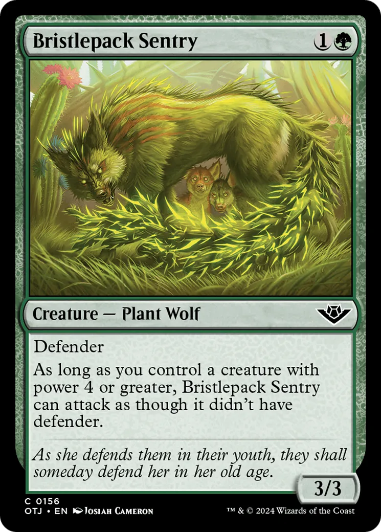 Sentinelle de meute à piquants — Outlaws of Thunder Junction — Magic: The Gathering