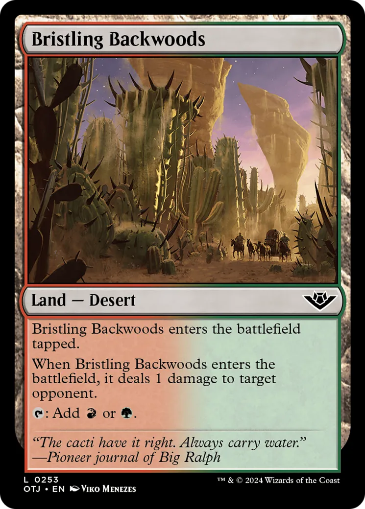Forêt sauvage épineuse — Outlaws of Thunder Junction — Magic: The Gathering