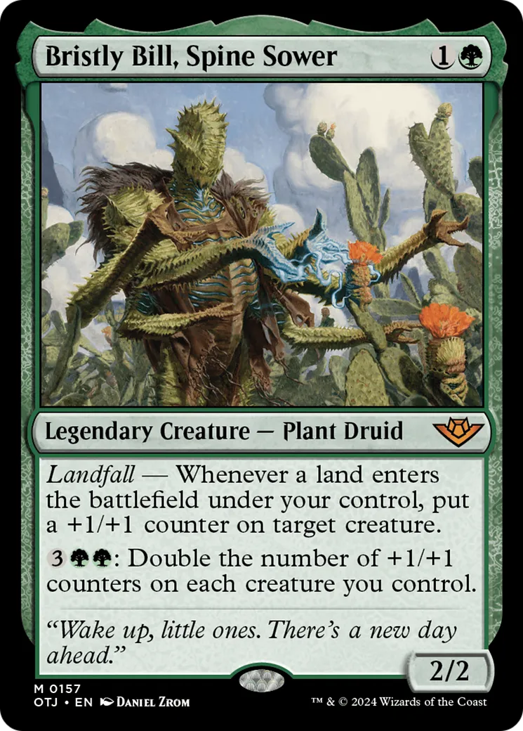Bristly Bill, Spine Sower — Outlaws of Thunder Junction — Magic: The Gathering