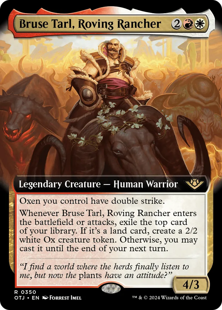 Bruse Tarl, éleveur itinérant — Outlaws of Thunder Junction — Magic: The Gathering