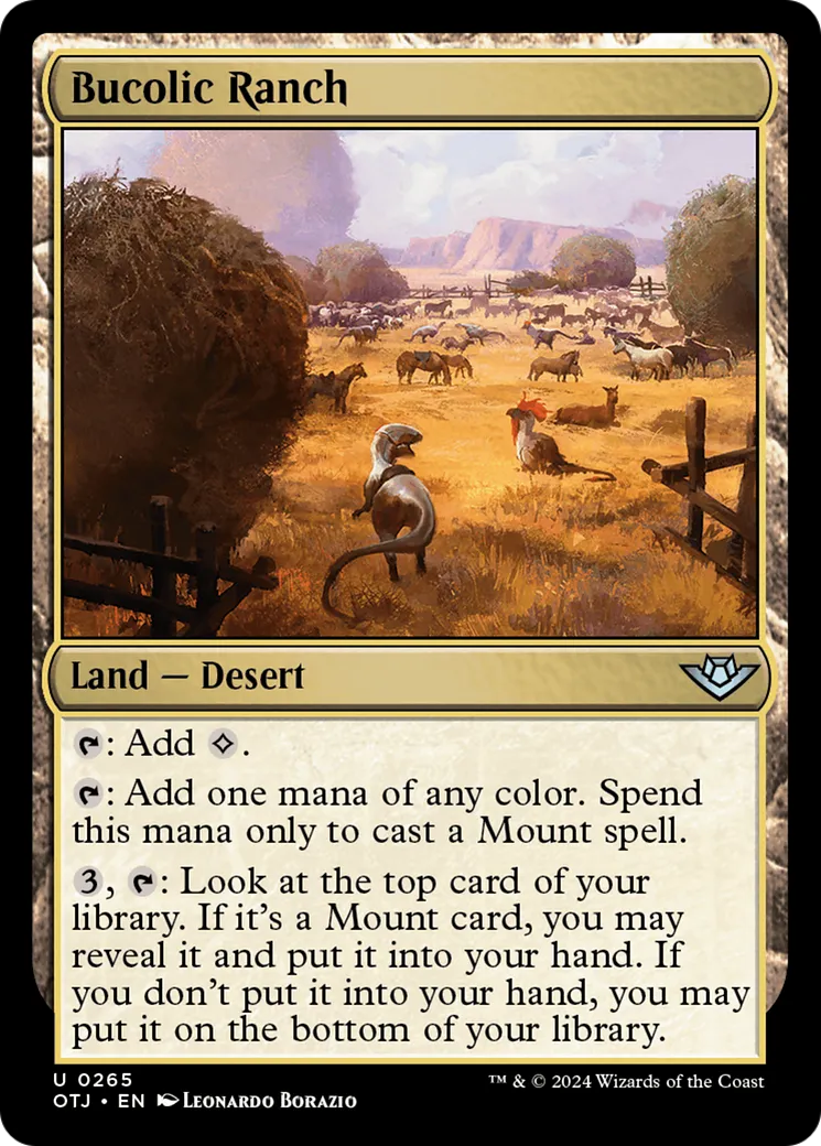 Ranch bucolique — Outlaws of Thunder Junction — Magic: The Gathering