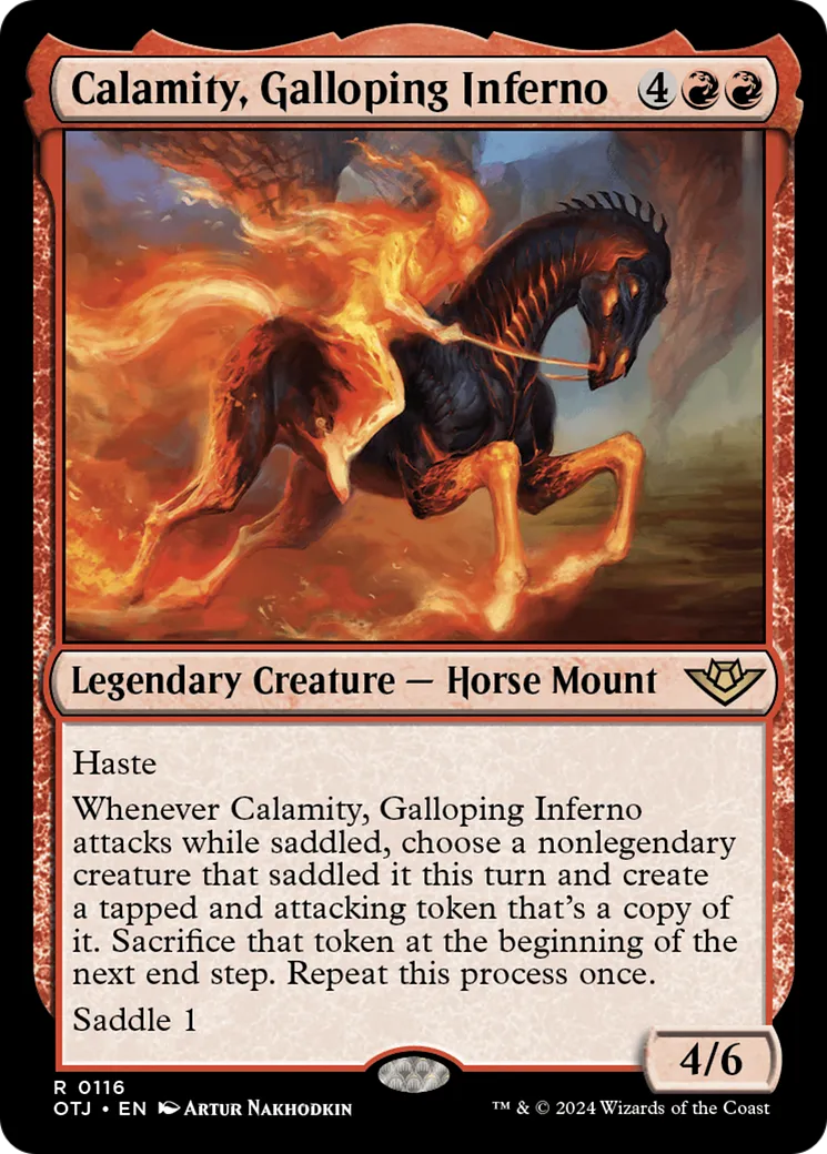 Calamité, enfer galopant — Outlaws of Thunder Junction — Magic: The Gathering