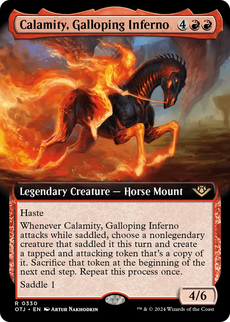 Calamity, Galloping Inferno — Outlaws of Thunder Junction — Magic: The Gathering