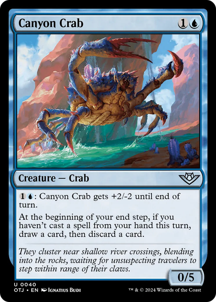 Canyon Crab — Outlaws of Thunder Junction — Magic: The Gathering