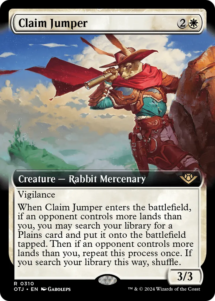 Claim Jumper — Outlaws of Thunder Junction — Magic: The Gathering