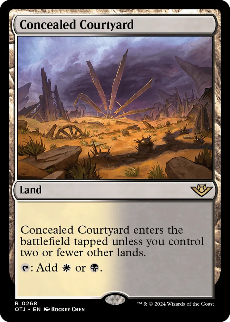 Cour dissimulée — Outlaws of Thunder Junction — Magic: The Gathering