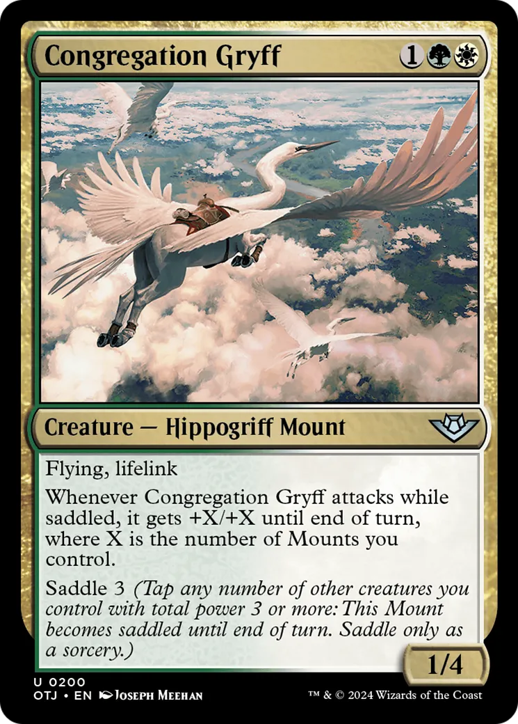 Gryff de la congrégation — Outlaws of Thunder Junction — Magic: The Gathering